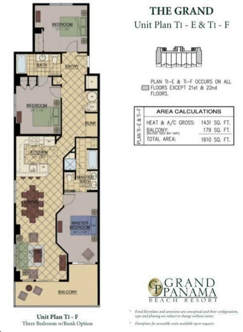 Grand Panama 1-1201 3-bed Villa Panama City Beach Bagian luar foto